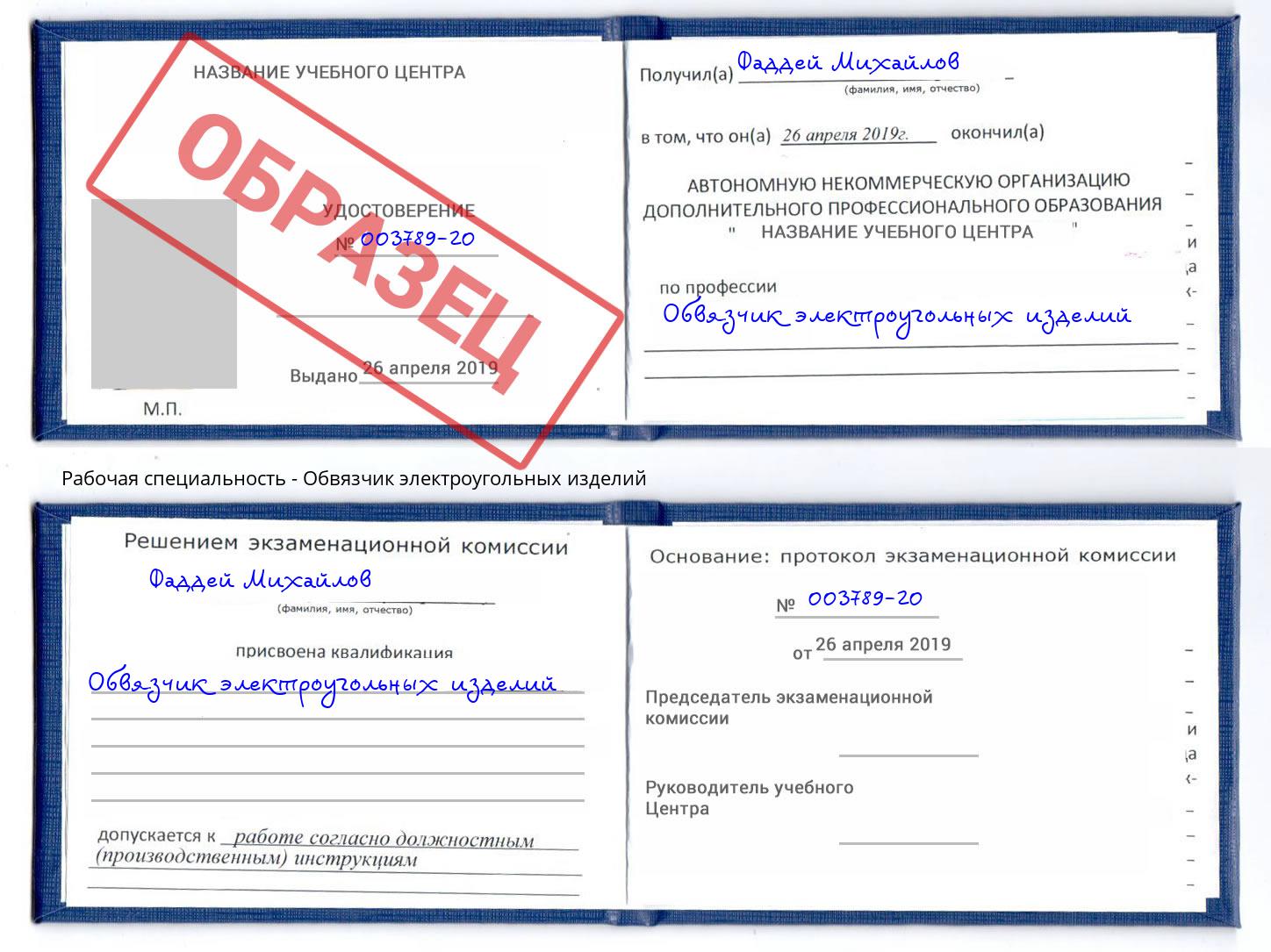 Обвязчик электроугольных изделий Ковров